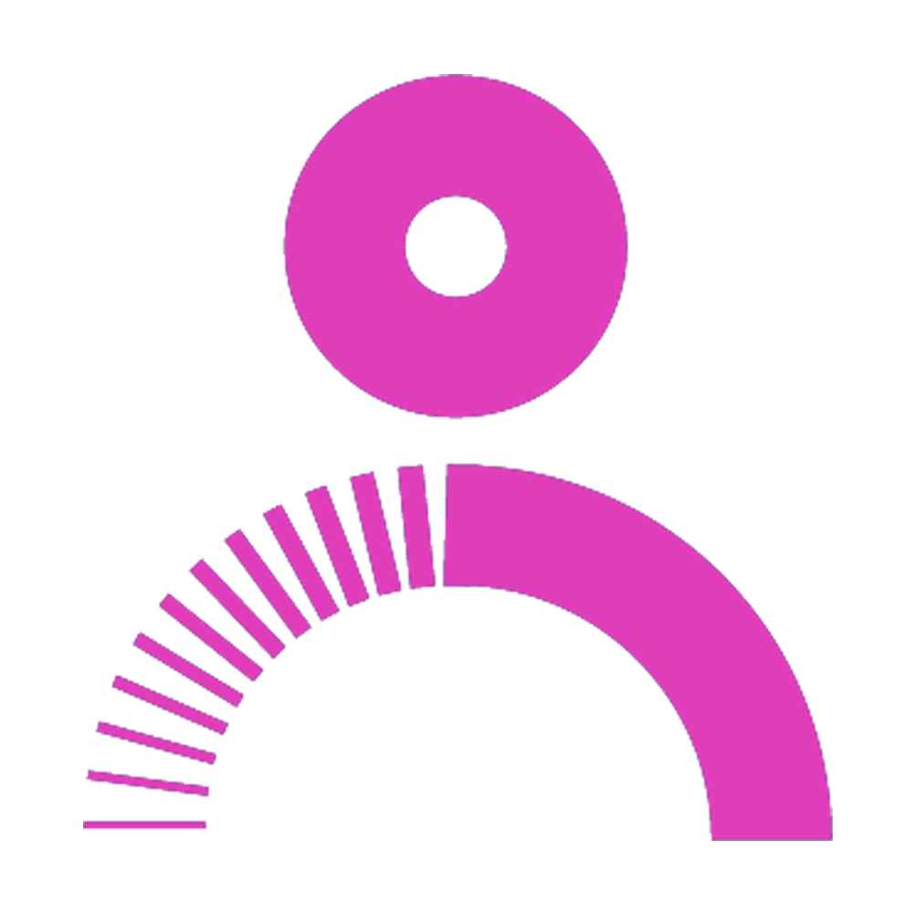 Plena pink person icon