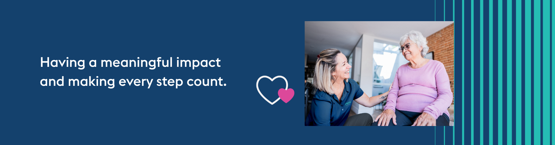 Having a meaningful impact and making every step count
